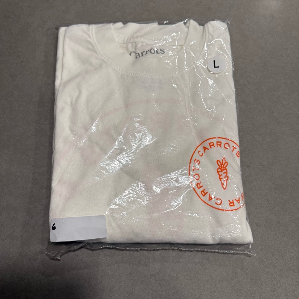 CARROTS Men's White T-Shirt LS
